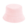 Powder Pink - Front - Beechfield Childrens-Kids Organic Cotton Bucket Hat