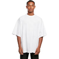 White - Front - Build Your Brand Mens Oversized T-Shirt