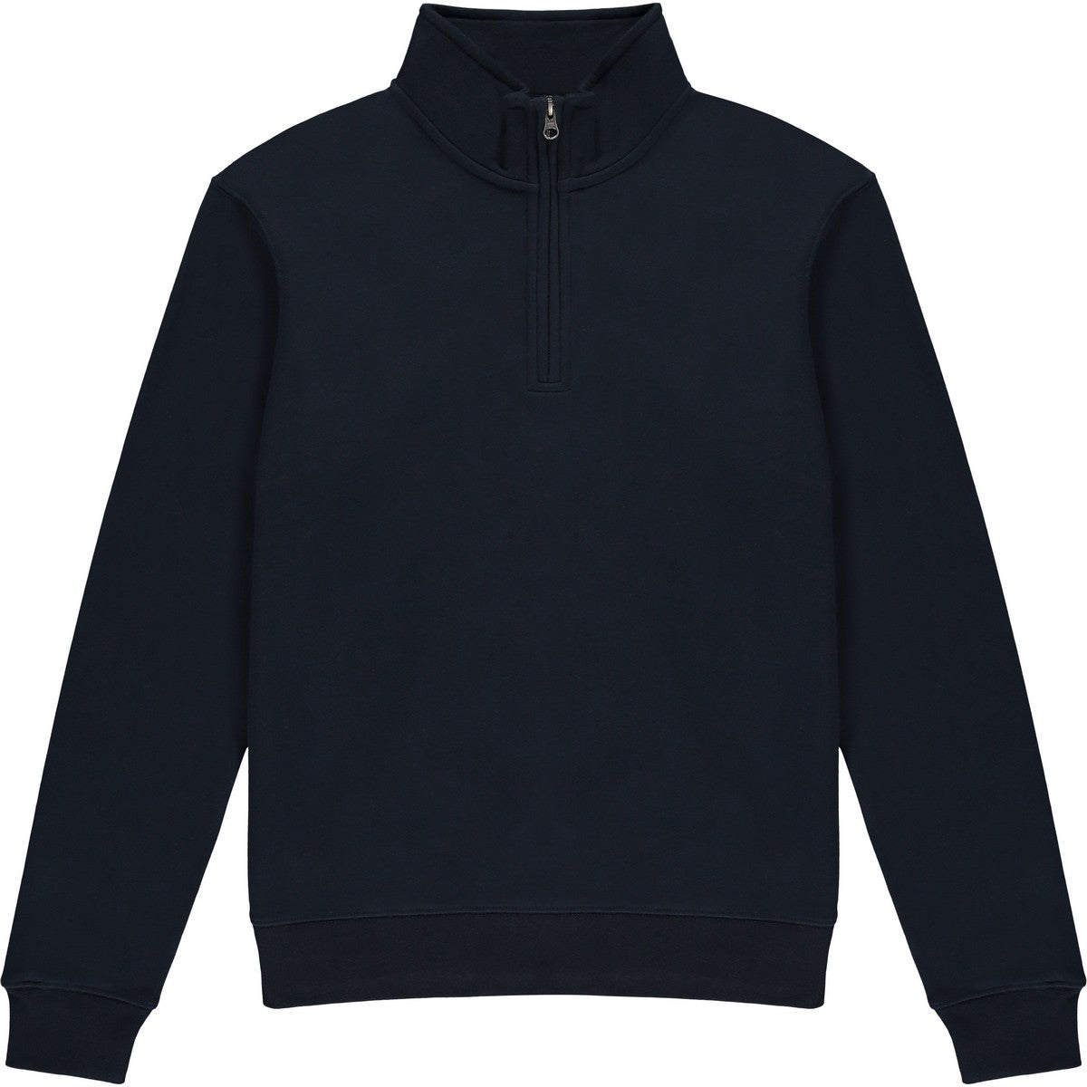 Navy - Front - Kustom Kit Mens Quarter Zip Sweatshirt