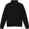 Black - Front - Kustom Kit Mens Quarter Zip Sweatshirt