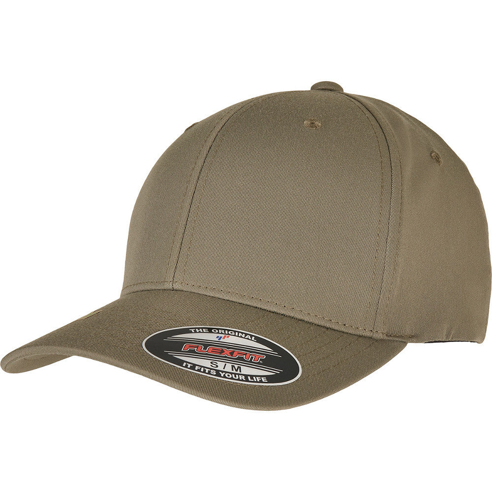 Loden - Front - Yupoong Unisex Adult Flexfit Recycled Polyester Baseball Cap
