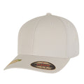 Beige - Front - Yupoong Unisex Adult Flexfit Recycled Polyester Baseball Cap