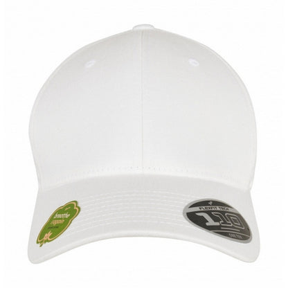 White - Back - Yupoong Unisex Adult Flexfit 110 Organic Baseball Cap