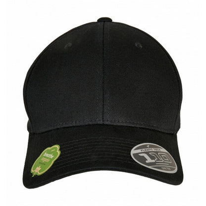 Black - Back - Yupoong Unisex Adult Flexfit 110 Organic Baseball Cap