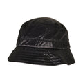 Black - Front - Yupoong Unisex Adult Flexfit Nylon Bucket Hat