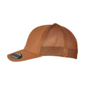 Caramel - Side - Yupoong Unisex Adult Flexfit Mesh Trucker Cap