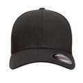Black - Front - Yupoong Unisex Adult Flexfit Mesh Trucker Cap