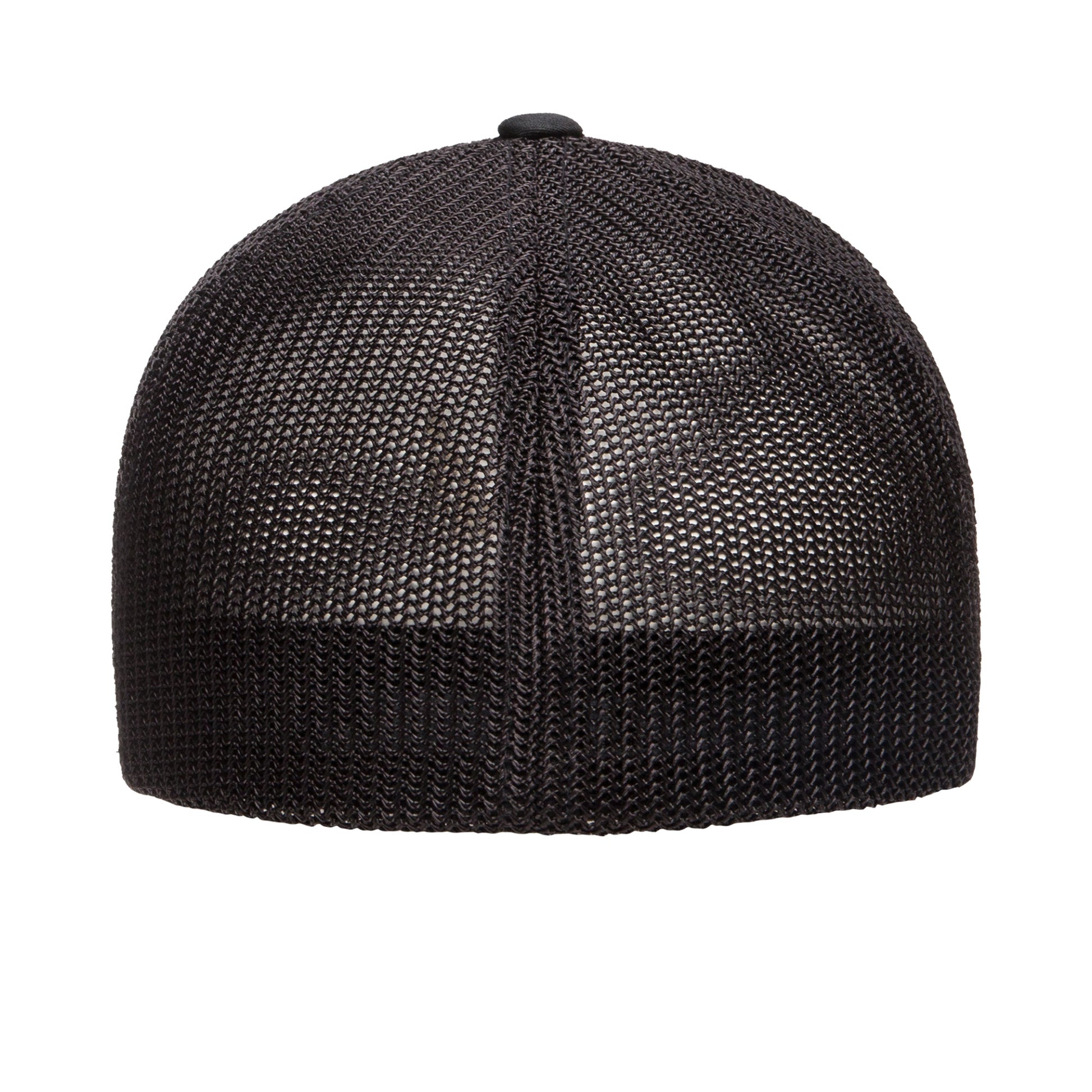Black - Back - Yupoong Unisex Adult Flexfit Mesh Trucker Cap