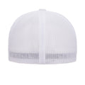 White - Back - Yupoong Unisex Adult Flexfit Mesh Trucker Cap