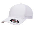 White - Side - Yupoong Unisex Adult Flexfit Mesh Trucker Cap