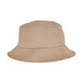 Khaki - Front - Yupoong Childrens-Kids Flexfit Cotton Twill Bucket Hat