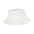 White - Front - Yupoong Childrens-Kids Flexfit Cotton Twill Bucket Hat