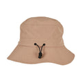 Beige - Back - Yupoong Flexfit Bucket Hat