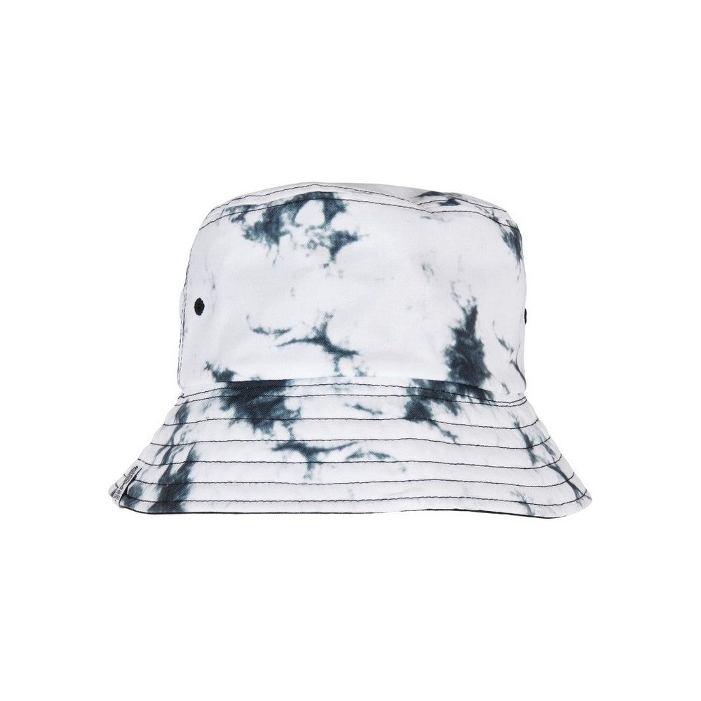 Black-White - Side - Yupoong Unisex Adult Flexfit Batik Dye Reversible Bucket Hat