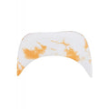 Orange-White - Lifestyle - Yupoong Unisex Adult Flexfit Batik Dye Visor Cap