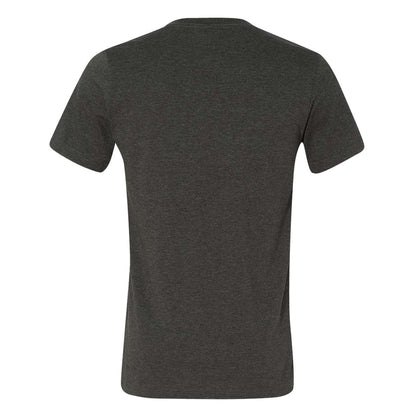 Dark Grey Heather - Back - Bella + Canvas Unisex Adult Heather CVC T-Shirt