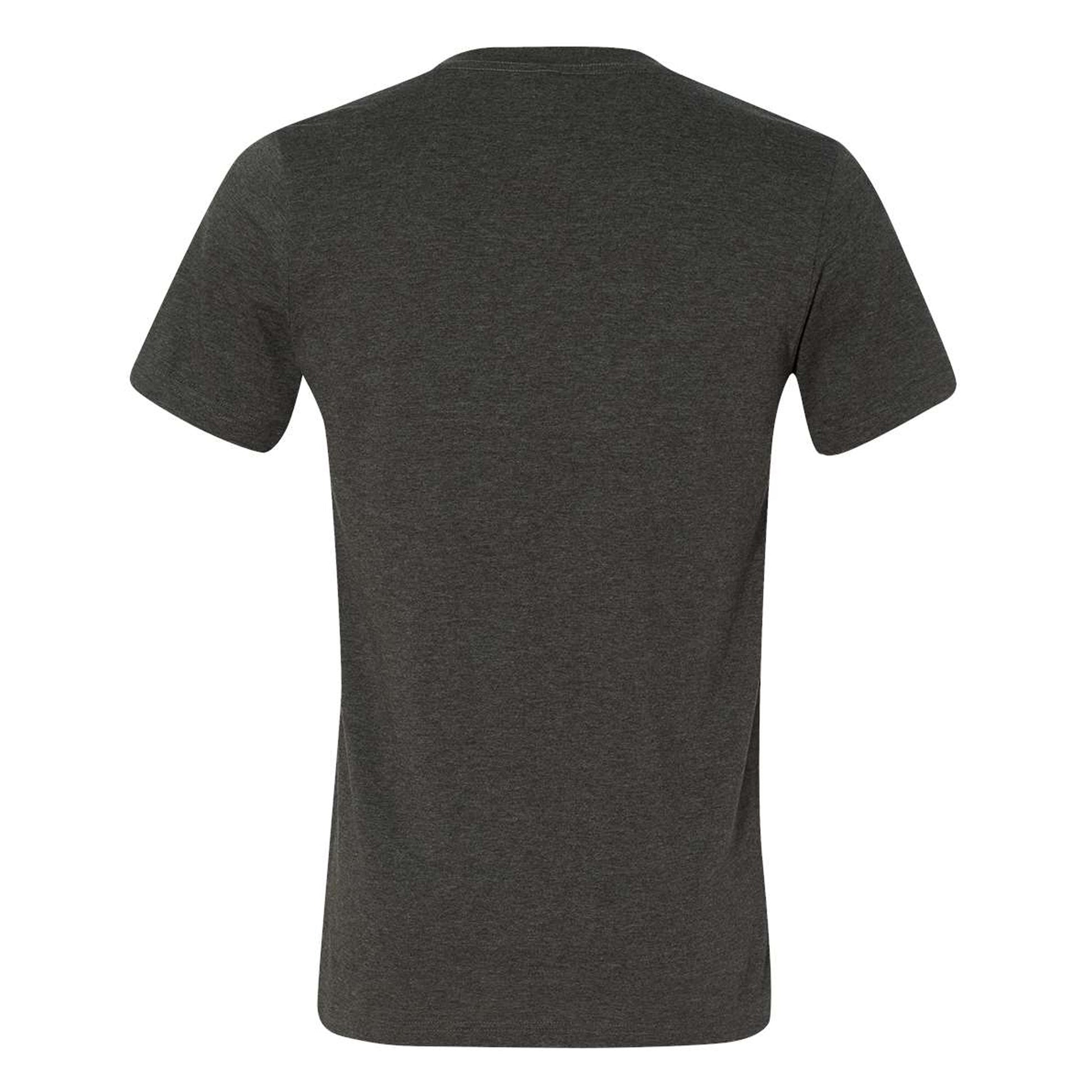 Dark Grey Heather - Back - Bella + Canvas Unisex Adult Heather CVC T-Shirt