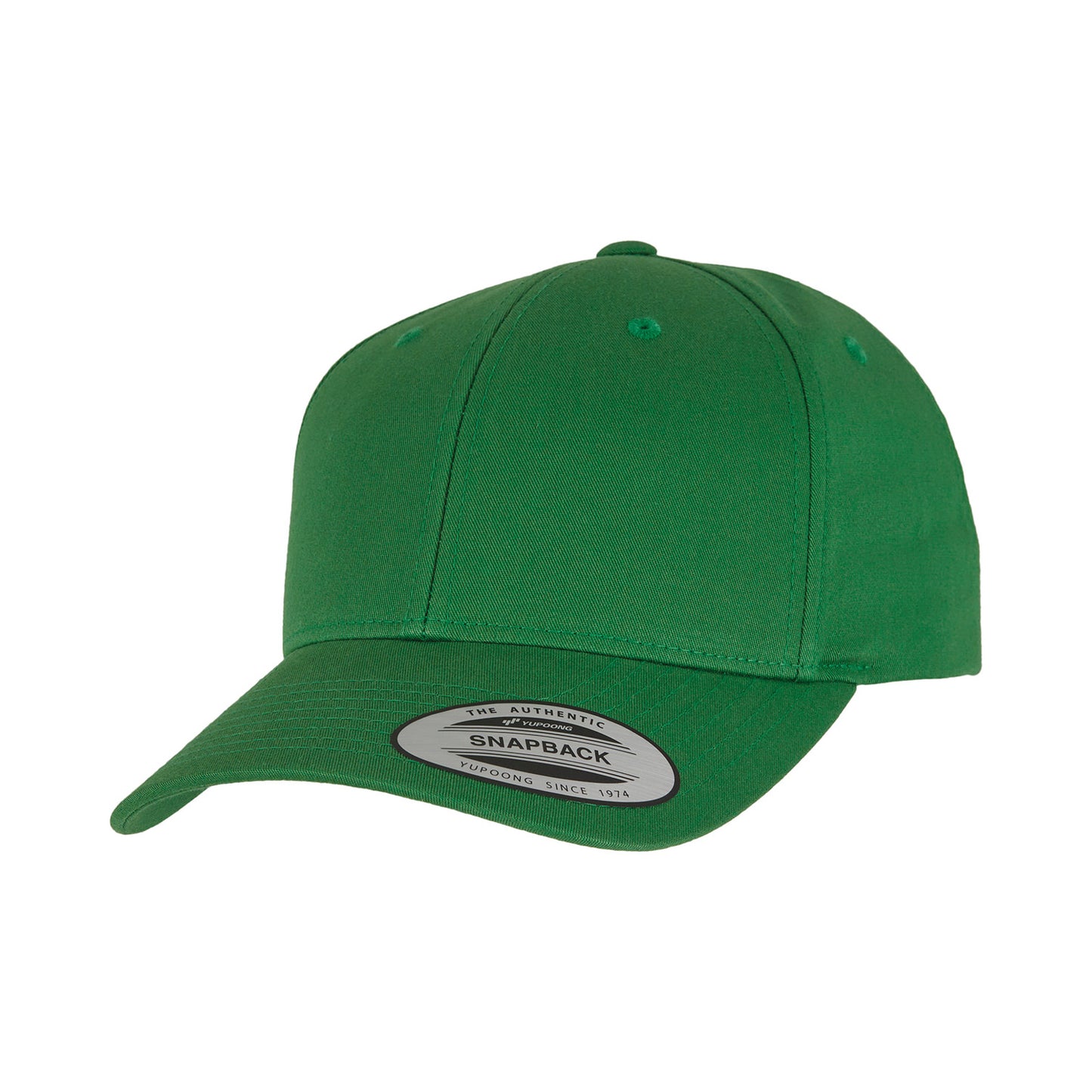 Classic Green - Front - Yupoong Unisex Adult Flexfit Classic Curved Snapback Cap
