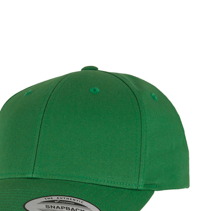 Classic Green - Back - Yupoong Unisex Adult Flexfit Classic Curved Snapback Cap