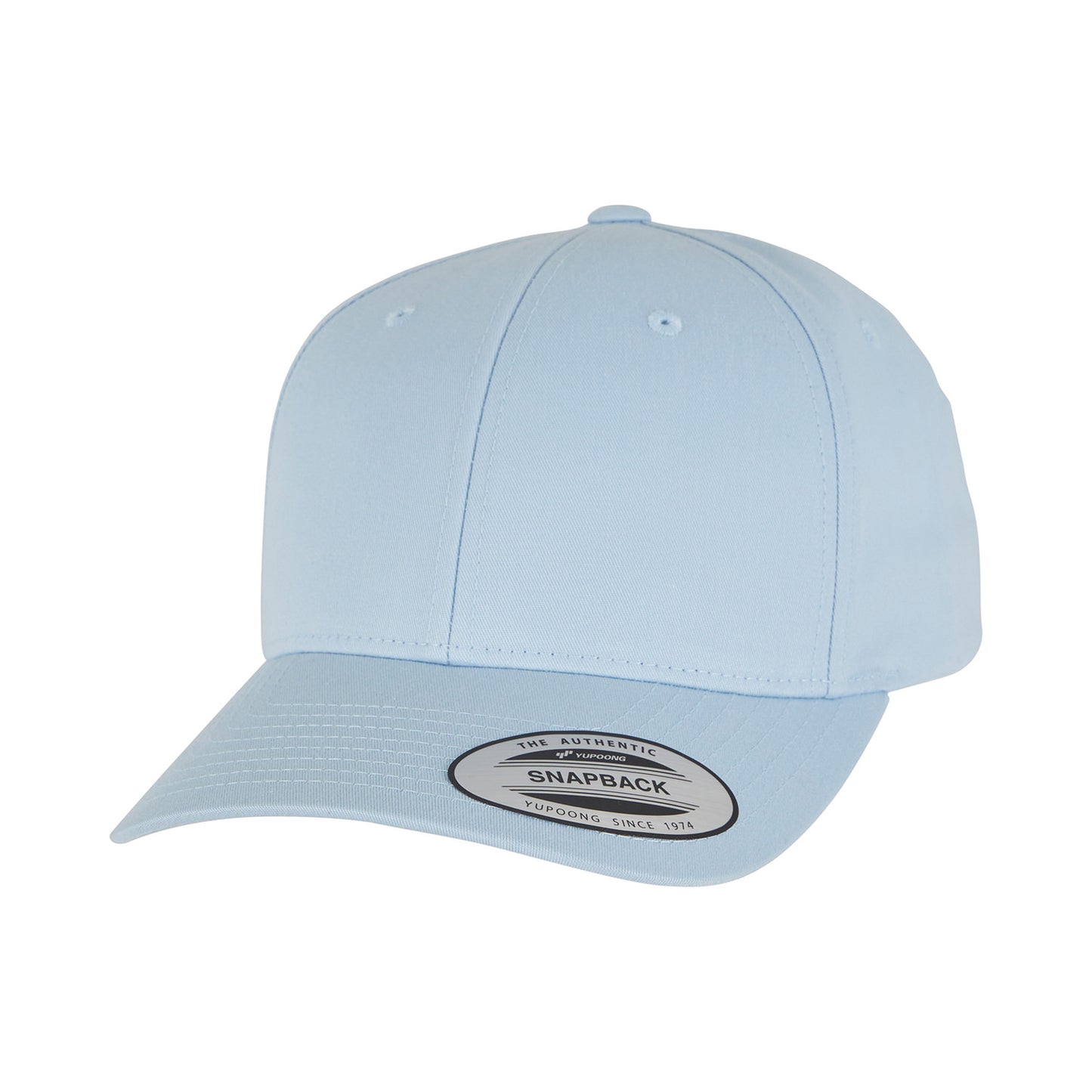 Light Blue - Front - Yupoong Unisex Adult Flexfit Classic Curved Snapback Cap