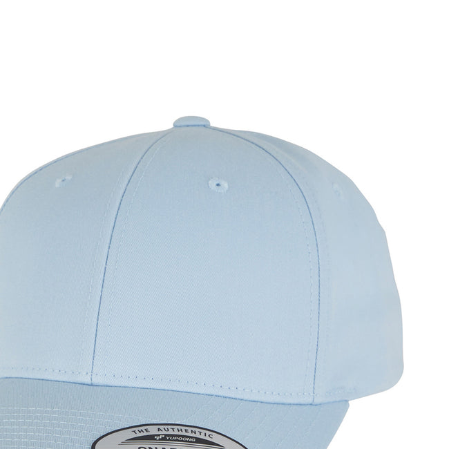 Light Blue - Back - Yupoong Unisex Adult Flexfit Classic Curved Snapback Cap
