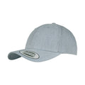Heather Grey - Front - Yupoong Unisex Adult Flexfit Classic Curved Snapback Cap