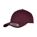 Maroon - Front - Yupoong Unisex Adult Flexfit Classic Curved Snapback Cap