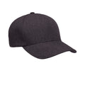 Charcoal - Lifestyle - Yupoong Unisex Adult Flexfit Delta Melange Carbon Baseball
