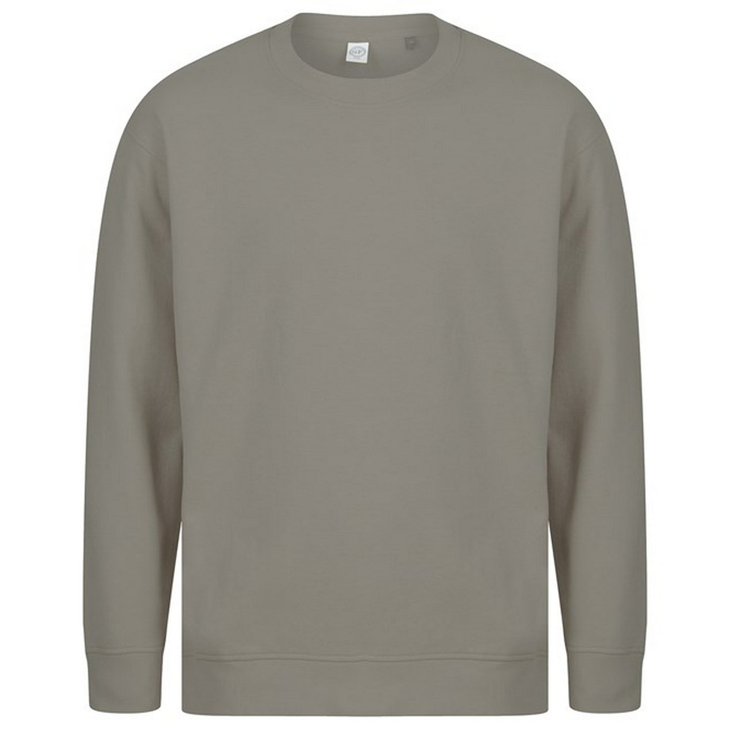 Khaki - Front - SF Unisex Adult Sustainable Sweatshirt