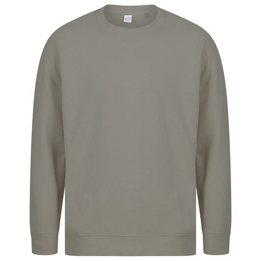 Khaki - Front - SF Unisex Adult Sustainable Sweatshirt