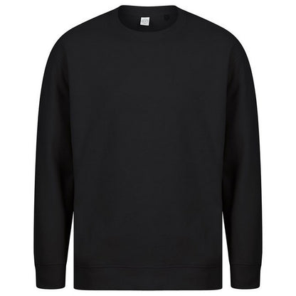 Black - Front - SF Unisex Adult Sustainable Sweatshirt