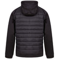 Black - Back - Tombo Unisex Adult Padded Sport Padded Jacket