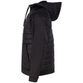 Black - Side - Tombo Unisex Adult Padded Sport Padded Jacket