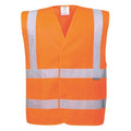 Orange - Front - Portwest Unisex Adult Eco Friendly Hi-Vis Vest
