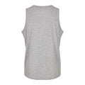 Heather Grey - Back - Build Your Brand Mens Basic Tank Top