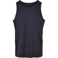 Navy - Front - Build Your Brand Mens Basic Tank Top