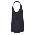 Navy - Side - Build Your Brand Mens Basic Tank Top