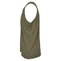 Olive - Side - Build Your Brand Mens Basic Tank Top