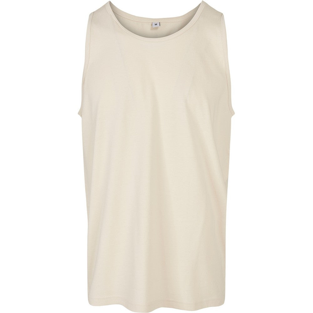 Sand - Front - Build Your Brand Mens Basic Tank Top
