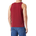 Burgundy - Back - Build Your Brand Mens Basic Tank Top