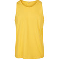 Taxi Yellow - Front - Build Your Brand Mens Basic Tank Top