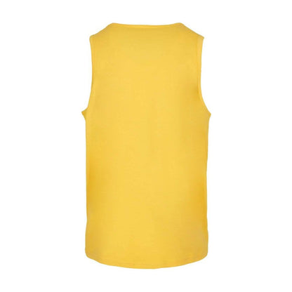 Taxi Yellow - Back - Build Your Brand Mens Basic Tank Top