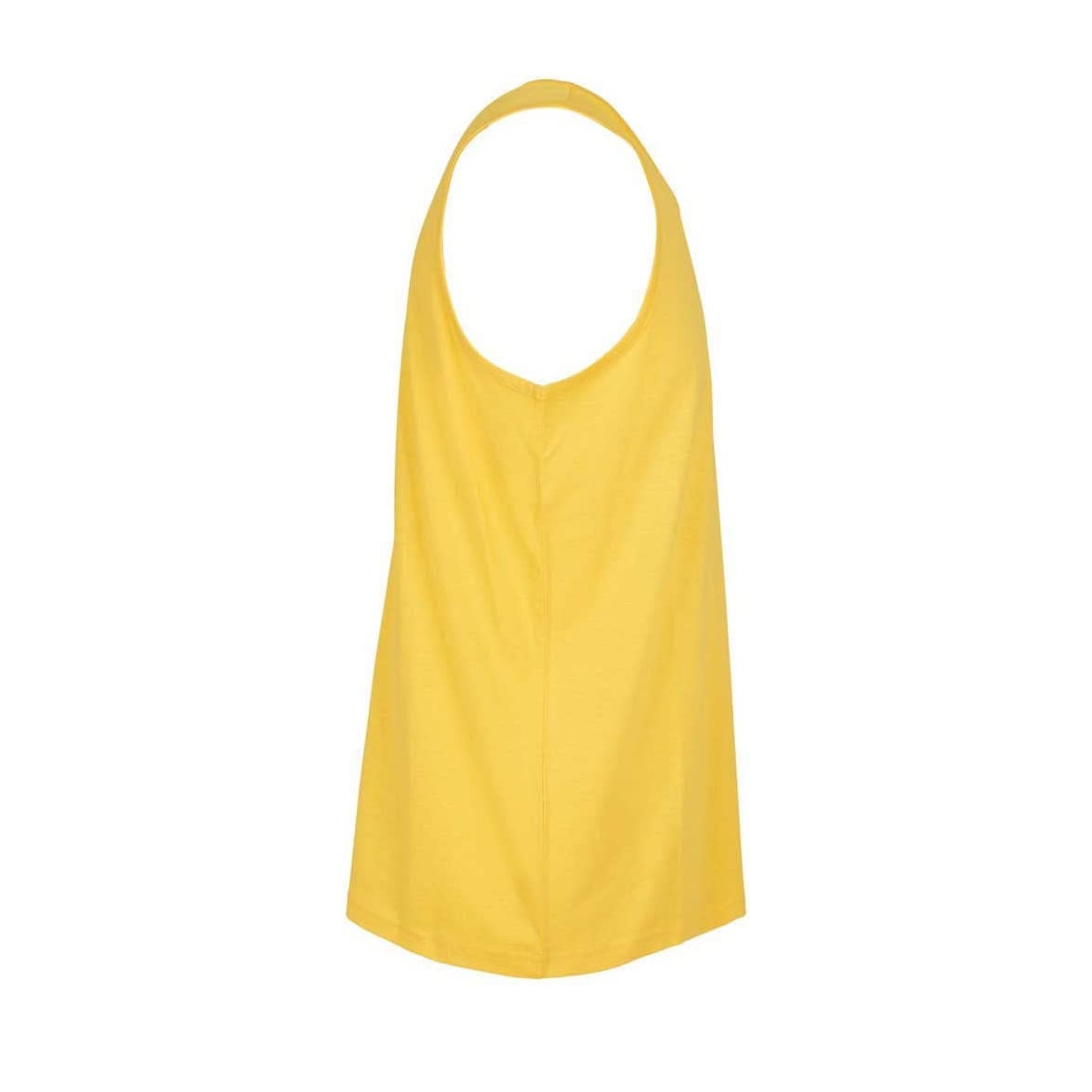 Taxi Yellow - Side - Build Your Brand Mens Basic Tank Top