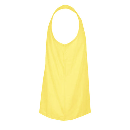 Yellow - Side - Build Your Brand Mens Basic Tank Top