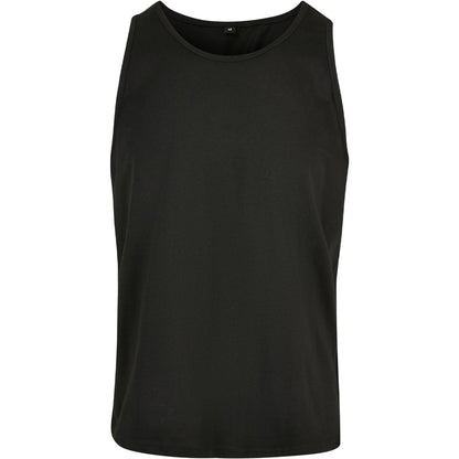 Black Pure - Front - Build Your Brand Mens Basic Tank Top