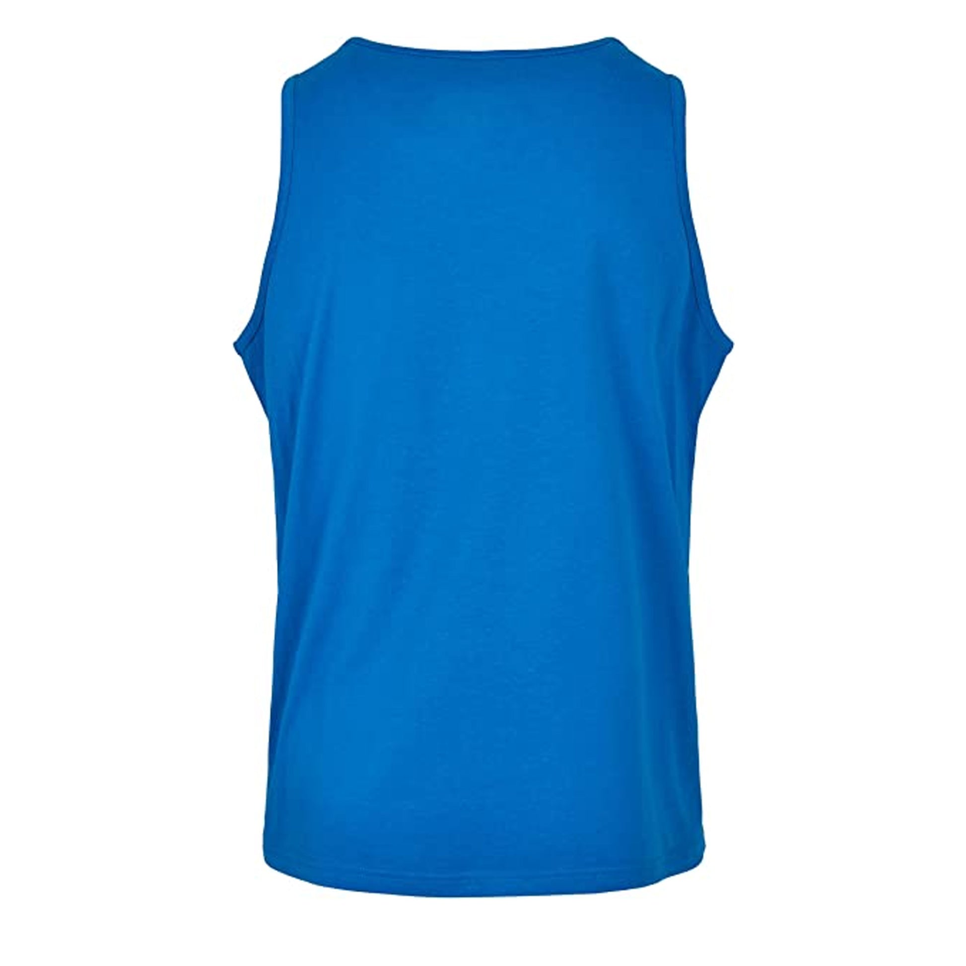 Cobalt Blue - Back - Build Your Brand Mens Basic Tank Top