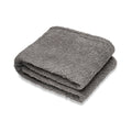 Grey - Front - Ribbon Teddy Fleece Throw