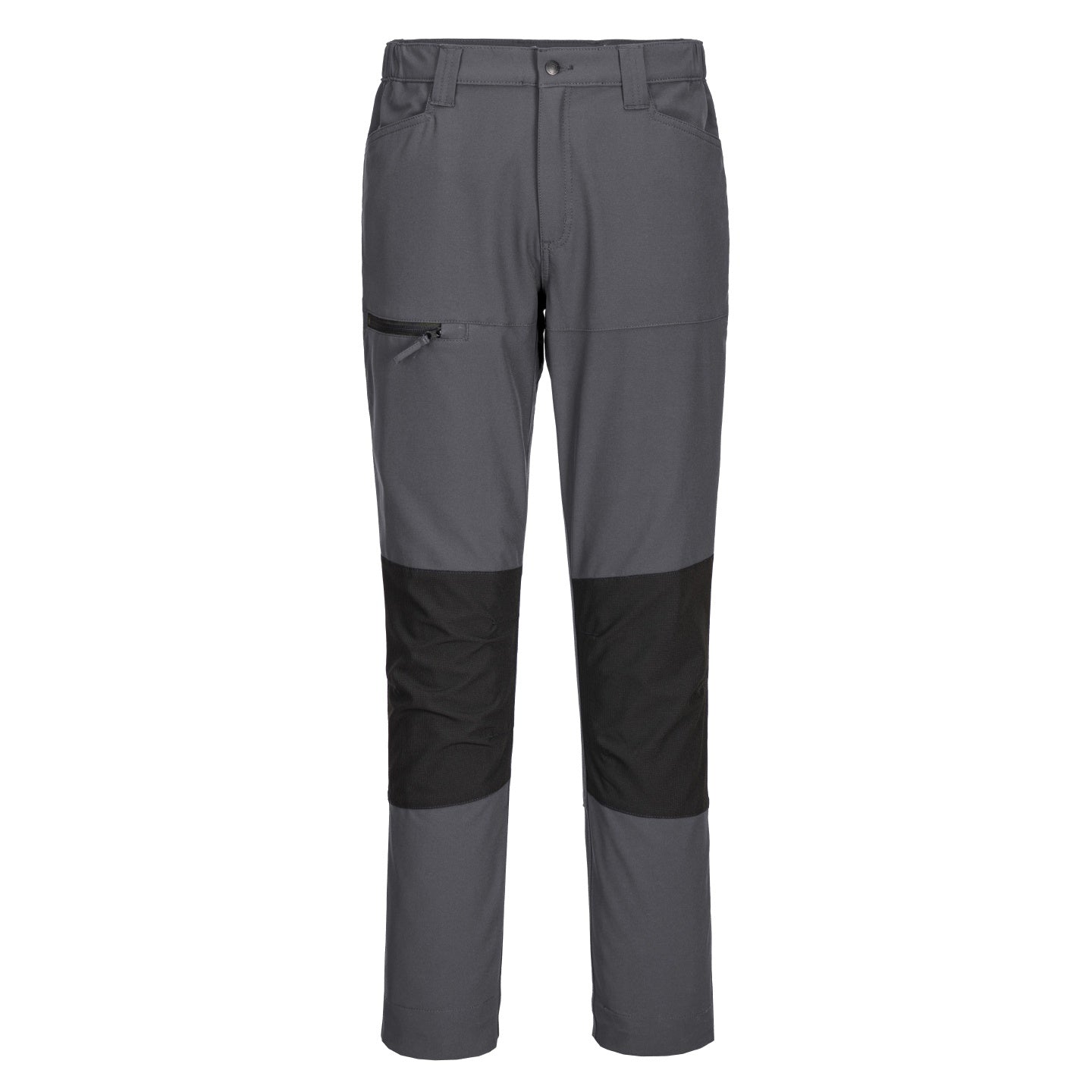 Metal Grey - Front - Portwest Mens WX2 Slim Work Trousers