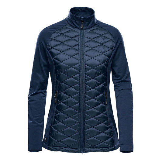 Indigo Blue - Front - Stormtech Womens-Ladies Boulder Raglan Padded Jacket
