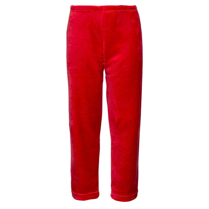 Red - Front - Ribbon Childrens-Kids Eskimo Style Lounge Pants